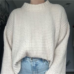 Chunky knit sweater